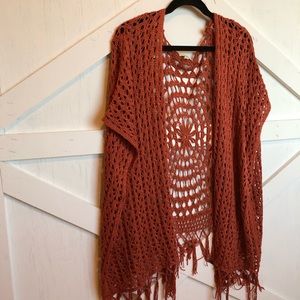 Retro Crocheted Shawl